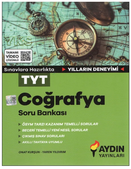 Aydın Tyt Coğrafya Soru Bankası ürün görseli 1