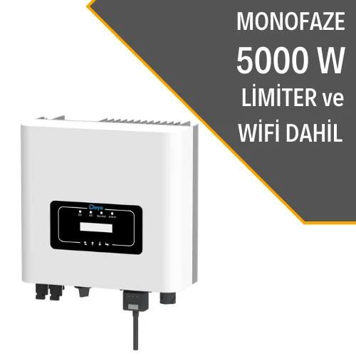 DEYE 5KW ON-GRİD MONOFAZE İNVERTER ürün görseli 1
