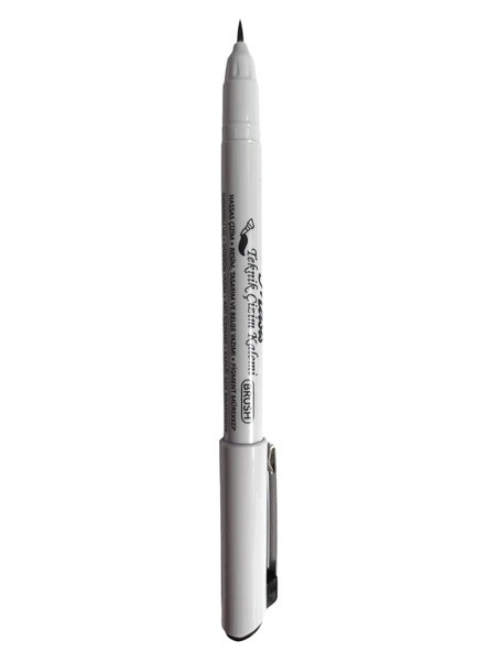 Teknik Çizim Kalemi Fırça Uç (B) Brush Siyah ürün görseli 1