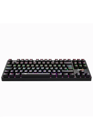 GAMİNGTECH Gameagle Fullflex MK-89X1 Rainbow Aydınlatmalı Oyuncu Gamer Gerçek Mekanik Işıklı Klavye Türkçe Q ürün görseli 1