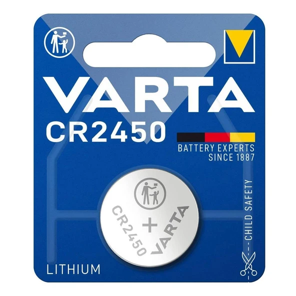 VARTA Lithium CR-2450 3V Lityum Pil ürün görseli 1