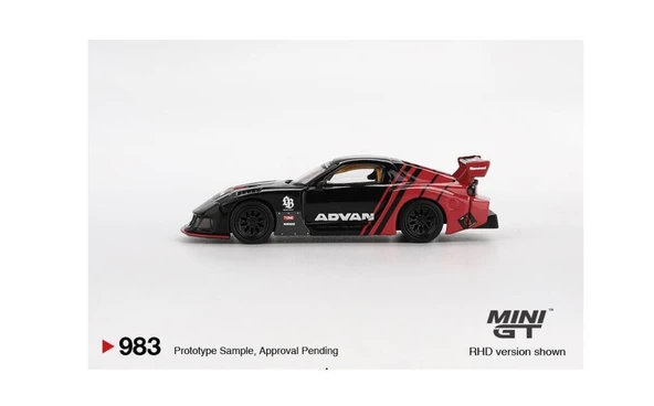 Mini GT 983 Mazda RX-7 LB-Super Silhouette Advan MGT00983-L 1/64 Model Araba ürün görseli 1