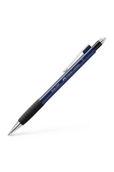 Faber Castell Grip 1347 Uçlu Kalem 0.7 Navy Blue 2022Silgili Saklanabilir Metal Uç Ergonomik Tasarım ürün görseli 1