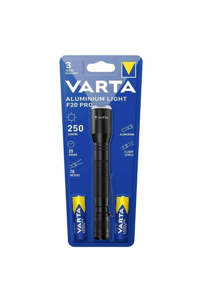 Varta Aluminium Light F20 Pro El Feneri 16607 ürün görseli 1