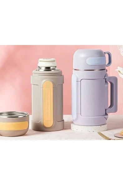 TKK Vagonlife Çelik Termos 1000 ml White - Resim 3