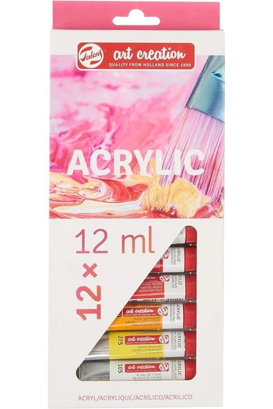 Talens Art Creation Acrylic Colour 12x12ml Akrilik Boya Seti / 9021712M ürün görseli 1