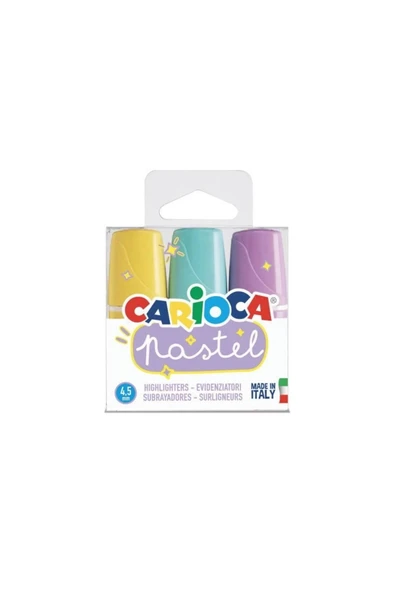 CARIOCA Pastel Mini Işaretleme Kalemi 3 Lü ürün görseli 1