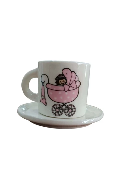 Pozitif Mini Fincan Kupa Pembe ürün görseli 1