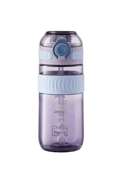 Vagonlife TKK 550ml Silikon Pipetli Taşıma Kulplu Dayanıklı Malzeme Tritan Spor Matara ürün görseli 1