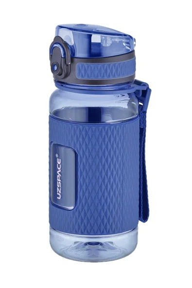 Uzspace Ff 400ml Çocuk Tritan Su Matarası Silikon Korumalı Kaydırmaz Gövde ürün görseli 1