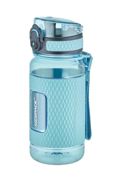 Uzspace Ff 400ml Çocuk Tritan Su Matarası Silikon Korumalı Kaydırmaz Gövde ürün görseli 1
