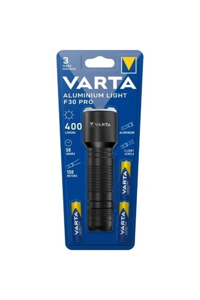 Varta 17608 El Feneri Alüminyum Işık F30 Pro Aydos ürün görseli 1