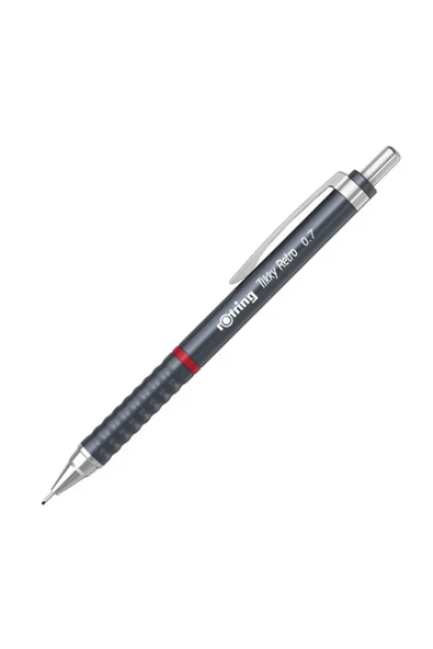 Rotring Tikky Retro 0.7mm Mekanik Kurşun Kalem Metalik Gri / 2202570 ürün görseli 1