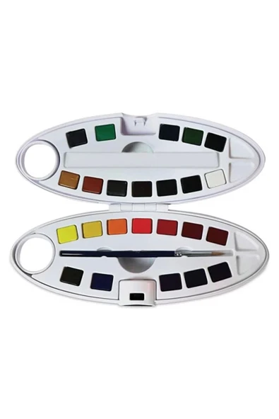 Pebeo Watercolor Aquarel 24lü Oval Set ürün görseli 1