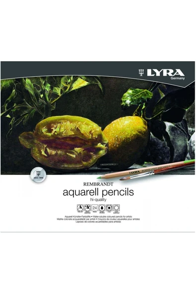 LYRA Rembrandt Aquarell Artists 24'lü Sulandırılabilir Kalem Seti / L2011240 ürün görseli 1