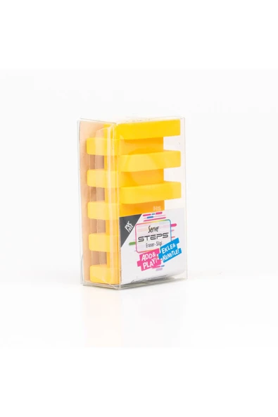 Serve Steps Silgi Fosforlu Karton Sarı ürün görseli 1