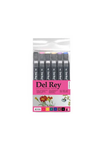 Del Rey Twin Marker 6 Lı Animation Renk ürün görseli 1