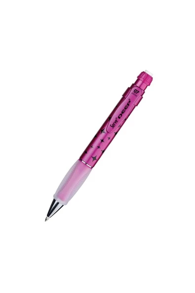 Serve DEEP PIRILTI DESENLİ MEKANİK VERSATİL KALEM 0.7mm METALİK PEMBE ürün görseli 1