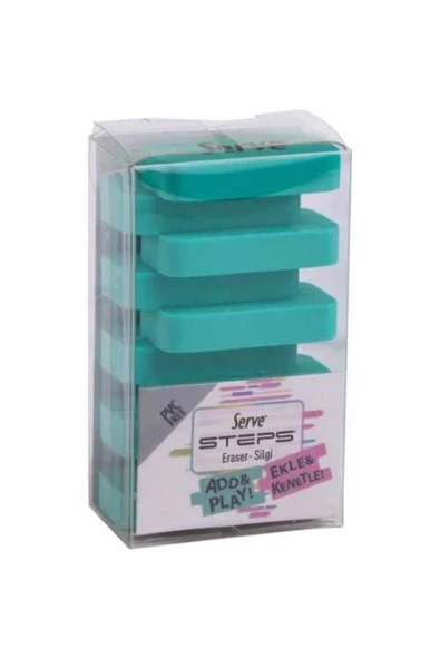Serve Steps Silgi Fosforlu Karton Yeşil ürün görseli 1