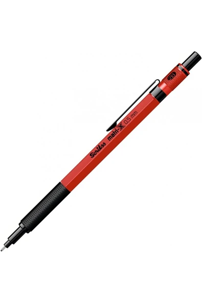 Scrikss Matrix 0.5mm Mekanik Kurşun Kalem Kırmızı ürün görseli 1