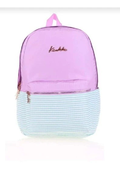 KAUKKO Soft Floral Sırt Çantası Vıolet K1493 ürün görseli 1