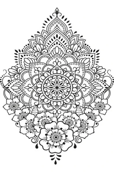Artdeco Desenli Tuvaller Otantik 30x40cm Kına 1 ürün görseli 1