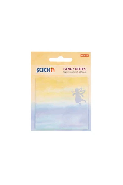 Gıpta Stickn Fancy 76x76mm Yapışkanlı Not Kağıdı Melek (TURUNCU-MAVİ) 21730 ürün görseli 1