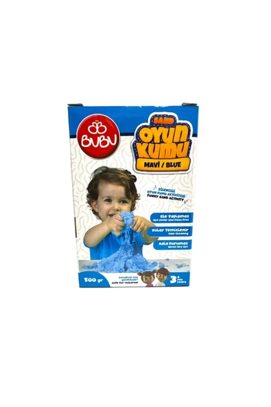 Bubu Bu-bu Oyun Kumu 500 Gr.mavi - Ku0002 ürün görseli 1