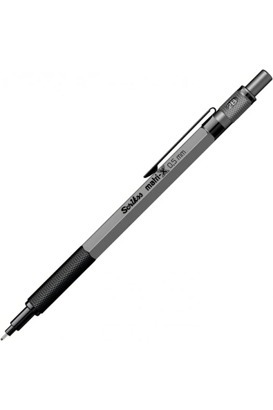 Scrikss Matrix 0.5mm Mekanik Kurşun Kalem Gri ürün görseli 1