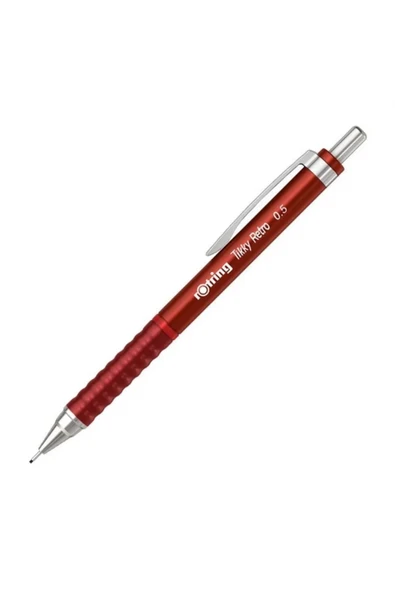 Rotring Tikky Retro 0.5mm Mekanik Kurşun Kalem Metalik Kırmızı / 2202568 ürün görseli 1