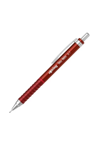 Rotring Tikky Retro 0.7mm Mekanik Kurşun Kalem Metalik Kırmızı / 2202631 ürün görseli 1