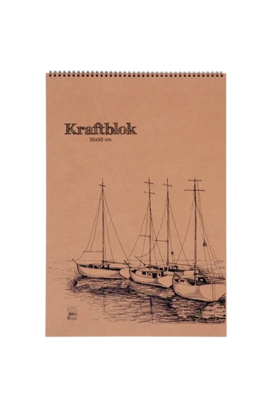 KESKİN COLOR Keskin Color 33,5x40 20 Yp Spiralli Kraft Defter ürün görseli 1