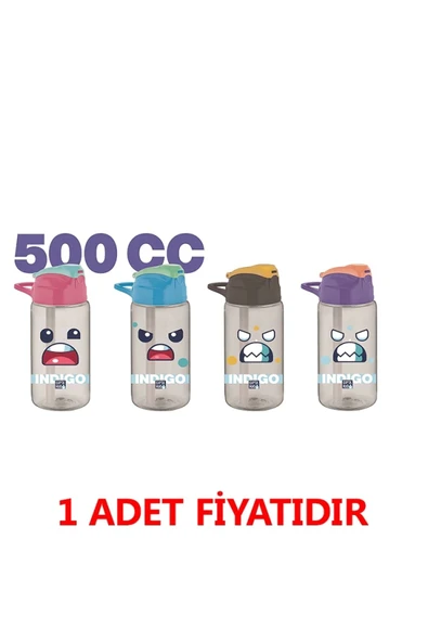 Gıpta INDIGO TRITAN PİPETLİ MATARA 500cc ürün görseli 1