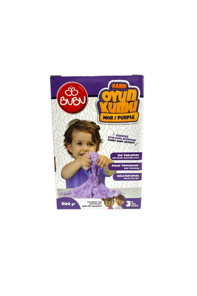 Bubu Bu-bu Oyun Kumu 500 Gr.mor - Ku0004 ürün görseli 1