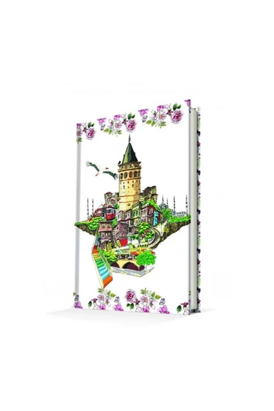 DEFFTER Fantastıc Istanbul / Galata 14x20 Sert Kapak 96 Yp. Çizgisiz Defter ürün görseli 1