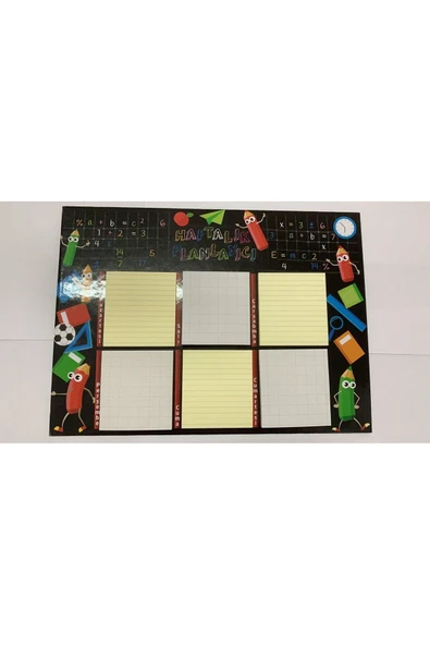 Paste Notes Gürfrom Kbm-3464 Başarı Haftalık Planlayıcı ürün görseli 1