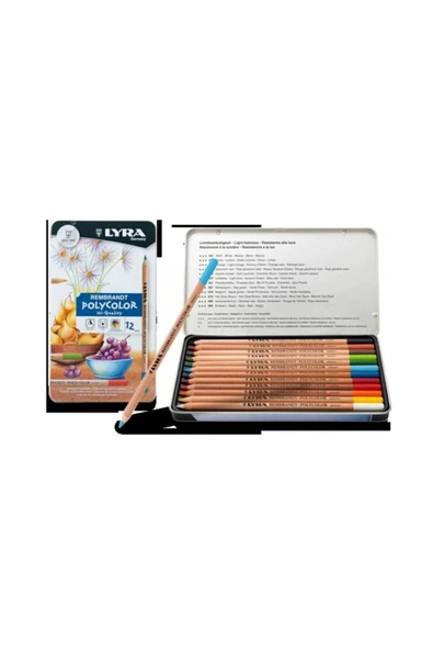 LYRA Rembrandt Polycolor 12'li Kuru Boya-1 ürün görseli 1