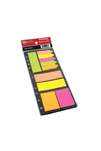 FixPoint P-0353 Yapışkanlı Not Kağıdı Seti ürün görseli 1