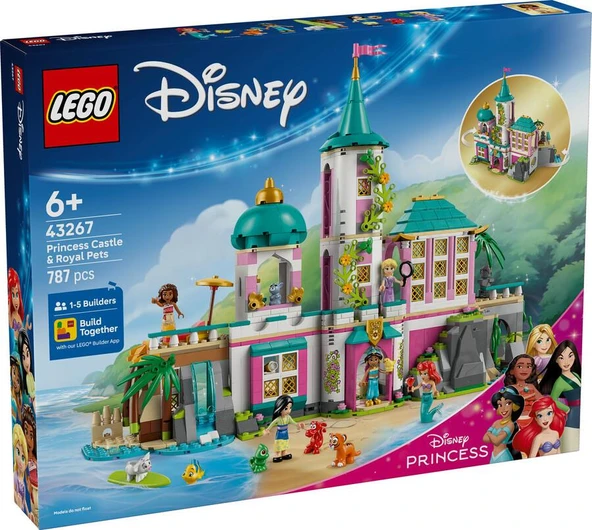 LEGO Disney 43267 Princess Castle and Royal Pets ürün görseli 1