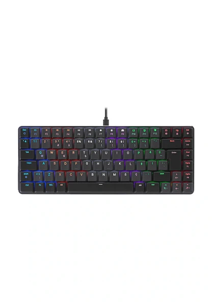 Rampage Granıte Siyah/gri Red Switch Klavye ürün görseli 1