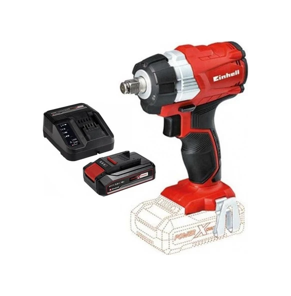 Einhell TE-CW 18 Li BL-Tek Akülü 4 Ah Darbeli Somun Sıkma Makinesi ürün görseli 1