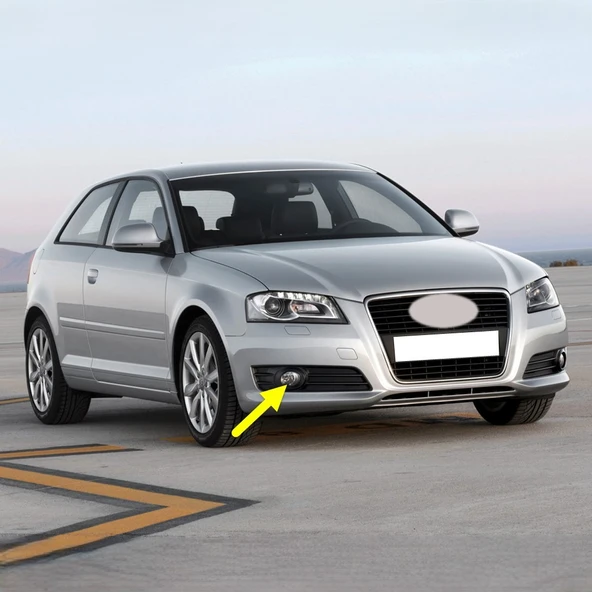 Audi A3 HB 2009-2012 Ön Tampon Sağ Sis Farı 8E0941700E ürün görseli 1