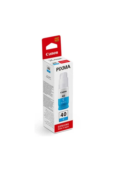 Canon Gı-40/3400c001 Mavi Orijinal Mürekkep ürün görseli 1
