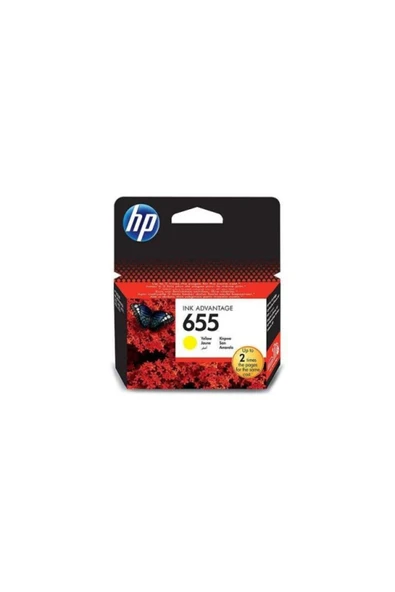 HP 655 Yellow Sarı Kartuş CZ112AE ürün görseli 1