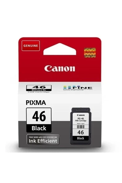 Canon Pg-46 Siyah Mürekkep Kartuşu ürün görseli 1