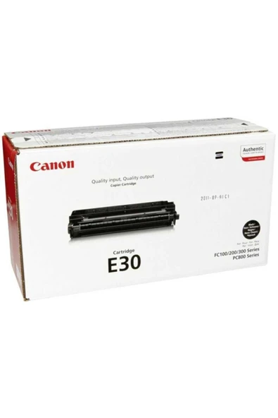 Canon E30 Orjinal Siyah Toner ürün görseli 1