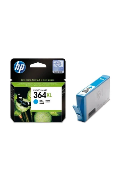 HP Cb323e No: 364xl Mavi Ink Cartridge With Vivera Ink ürün görseli 1