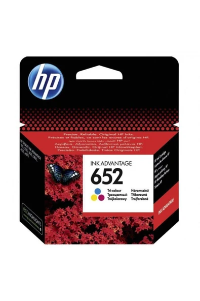 HP F6v24ae Renkli Kartus No: 652 ürün görseli 1
