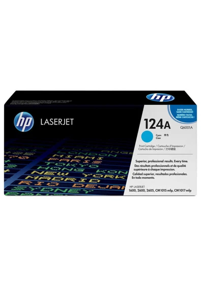 HP 124A-Q6001A Mavi  Toner ürün görseli 1