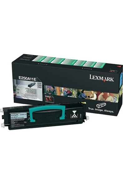 Lexmark E250 Printer E250/e350/352 Siyah E250a11e Yazıcı Toneri ürün görseli 1